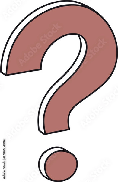 Fototapeta question mark symbol