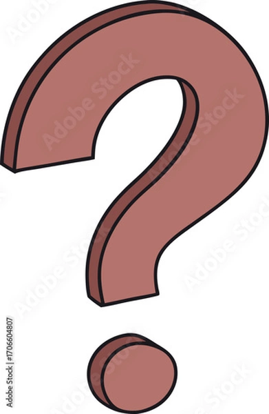 Fototapeta question mark symbol