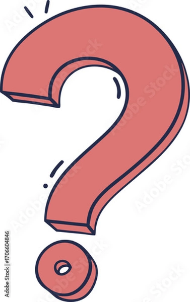 Fototapeta question mark symbol