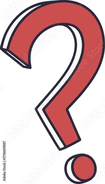Fototapeta vector illustration of a red arrow