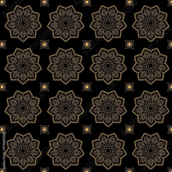 Obraz seamless damask pattern