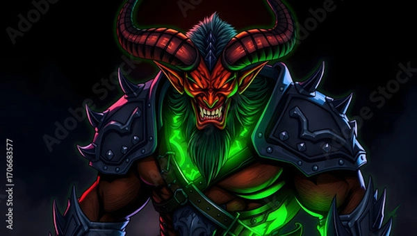 Fototapeta Fantasy Devil Warrior