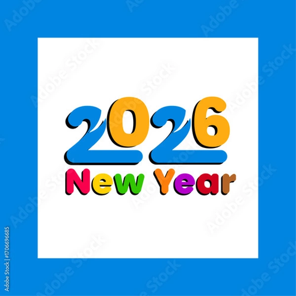 Obraz 2026 vector design