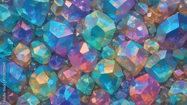 Obraz Crystallized Mineral Texture Background