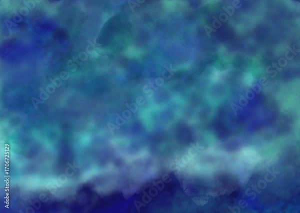 Obraz 青緑の背景