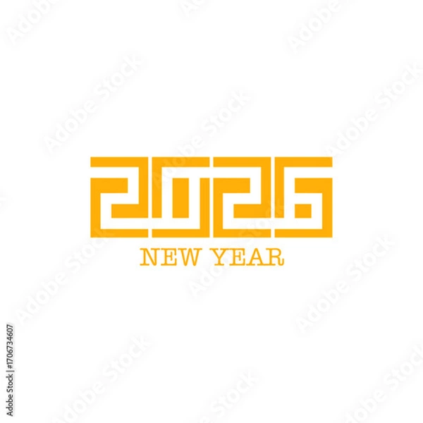 Obraz 2026 vector design