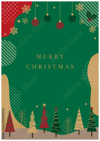 Obraz クリスマス背景