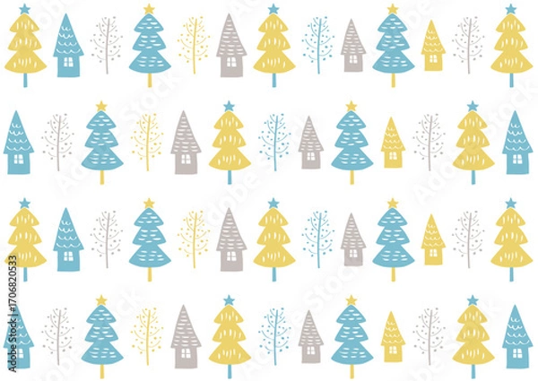 Obraz クリスマスパターン