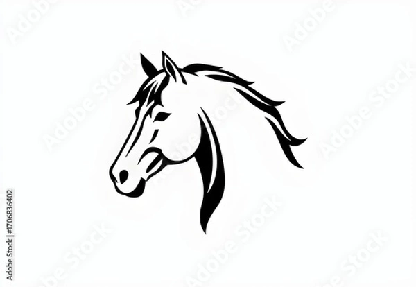Obraz horse vector illustration