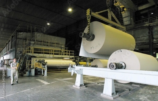 Fototapeta paper factory