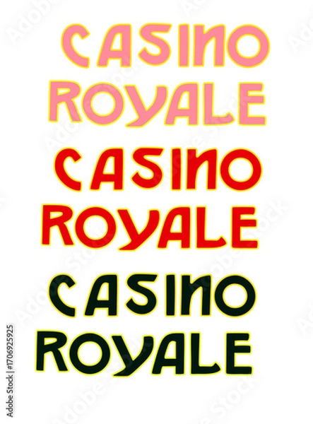 Obraz CASINO ROYAL LOGO