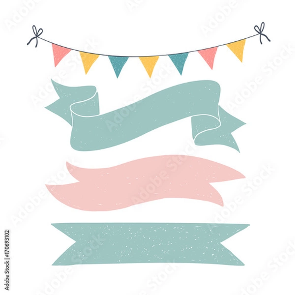 Obraz Vector hand drawn decorative elements
