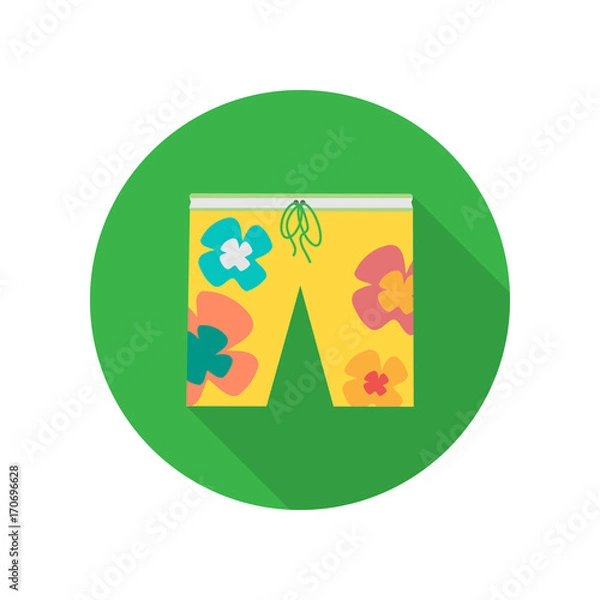 Obraz Beach Shorts Vector Illustration in Flat Design