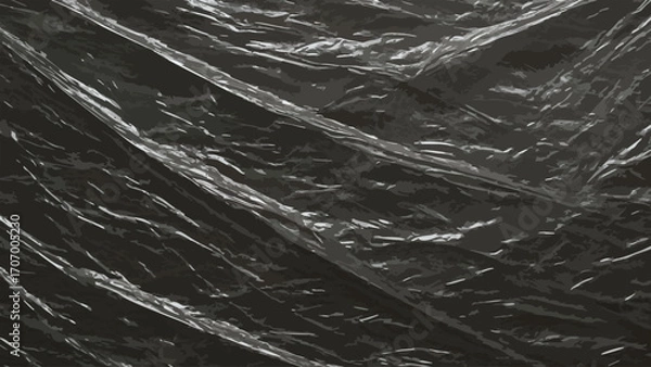 Fototapeta Plastic wrap texture background