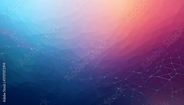 Fototapeta Modern Colorful Gradient Background with Dynamic Lines for Creative Visual Projects