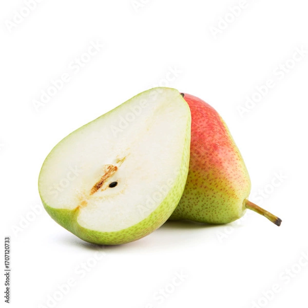 Fototapeta Fresh Asian Pear isolated on white background