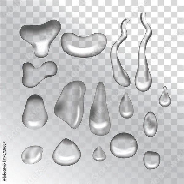 Fototapeta Dew Drop Design Element Illustration Collection for Graphic and Digital Art
