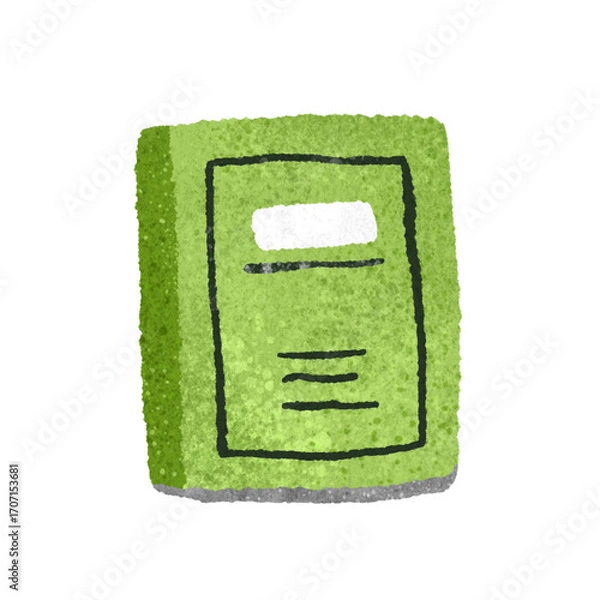 Fototapeta かわいいノートの手描きイラスト素材