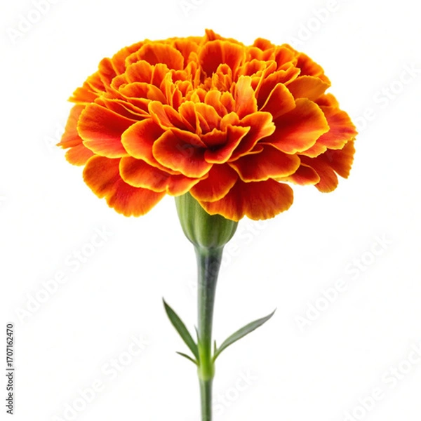 Obraz orange flower isolated on white