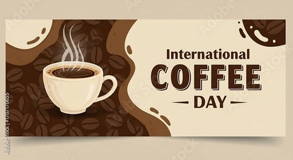 Fototapeta Internasional coffee day