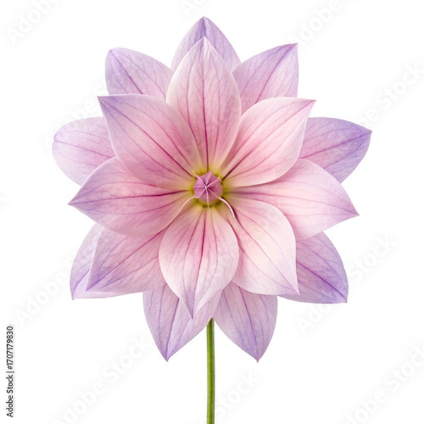 Obraz pink lotus isolated on white
