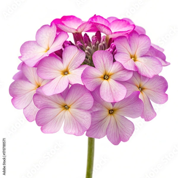 Obraz pink flower isolated on white