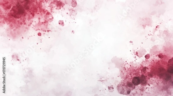 Obraz Crimson mauve abstract splatter design