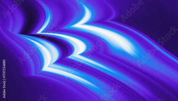 Fototapeta Abstract Purple and Blue Background with Flowing Light Streaks Pattern