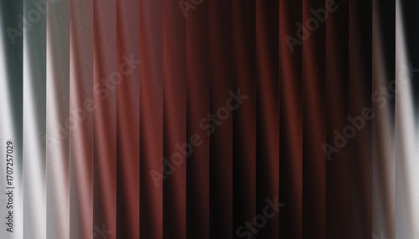 Fototapeta Abstract Vertical Color Gradation with Shadowed Folds Background Texture