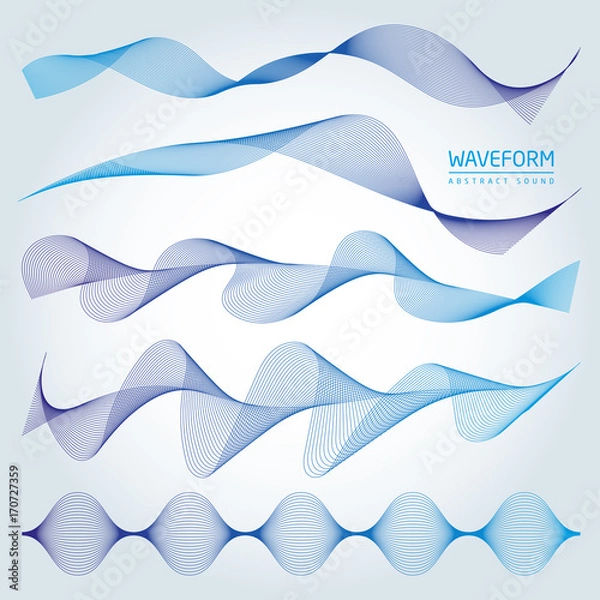 Obraz Abstract Waveform