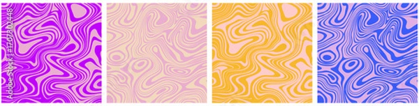 Obraz Vibrant abstract background design with gradient swirls and textural elements.