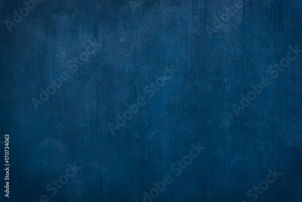 Obraz Grunge Blue painted on cement background and texture