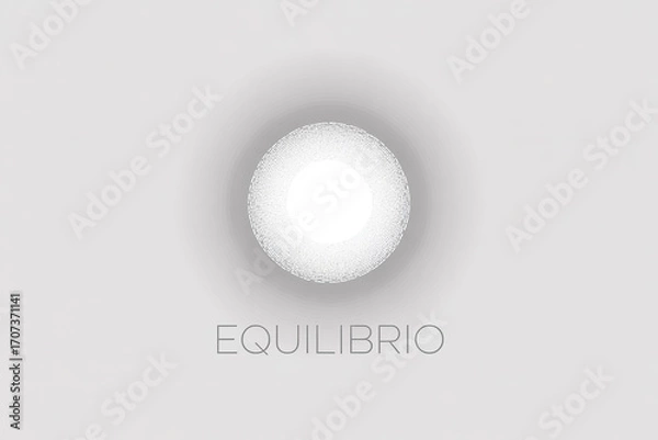 Fototapeta Clean Minimalist Digital Illustration with Modern Design Elements