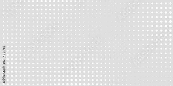 Fototapeta Abstract white glowing geometric lines on gray background. Modern shiny blue circle lines pattern. Futuristic technology concept. Suit for cover, poster, background