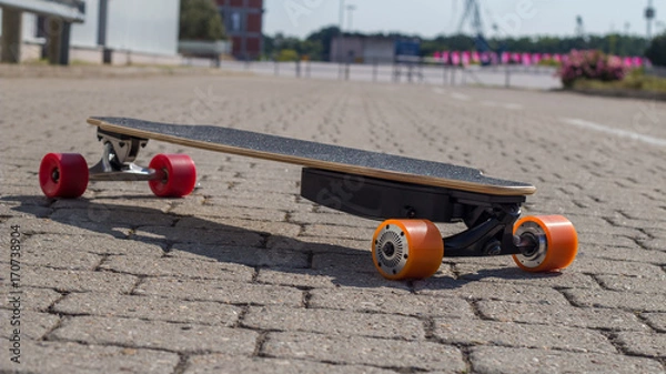 Fototapeta Electric longboard