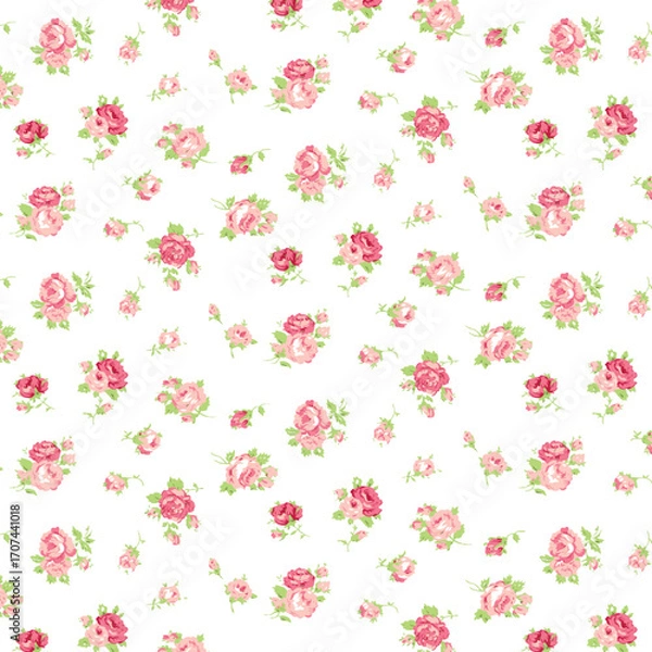 Fototapeta seamless floral pattern