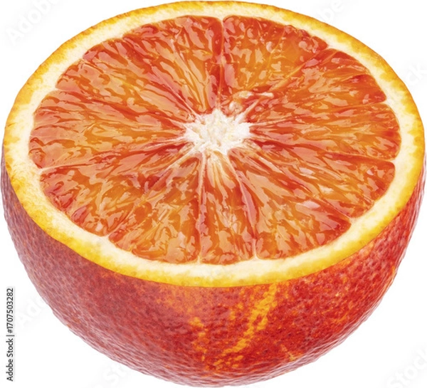 Obraz Slice of blood orange isolated