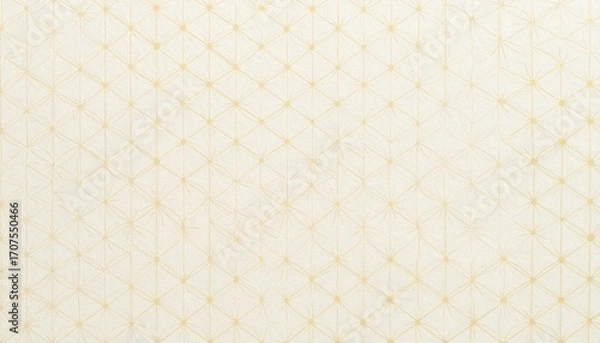 Obraz 白地に金模様の和紙