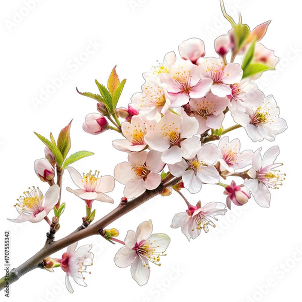 Fototapeta pink cherry blossom