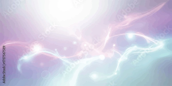Fototapeta Abstract Lavender Gradient Background with Watercolor Effect for Modern Design