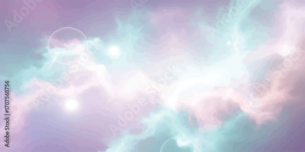 Fototapeta Abstract pastel watercolor background with subtle shades and blurred textures