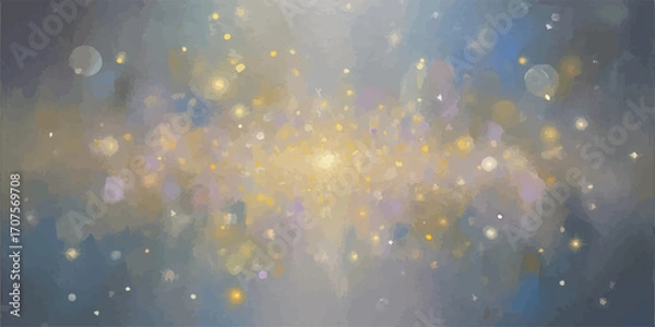 Fototapeta Abstract vector background with a dark blue muted watercolor style