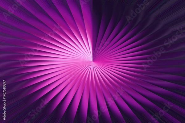 Fototapeta Abstract purple background with radial lines creating a starburst effect