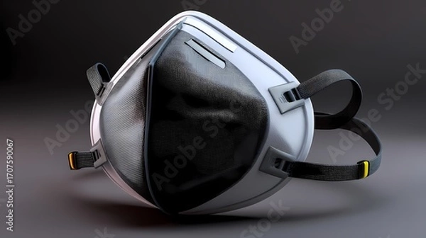 Fototapeta Modern Respirator Mask Design for Health and Safety Applications