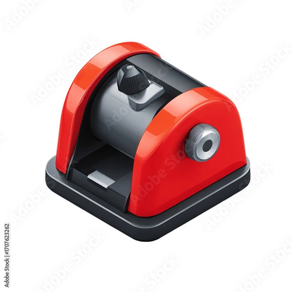 Fototapeta Red,  mechanized,  compact device