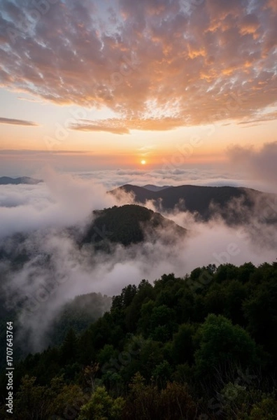 Obraz sunset over the ocean