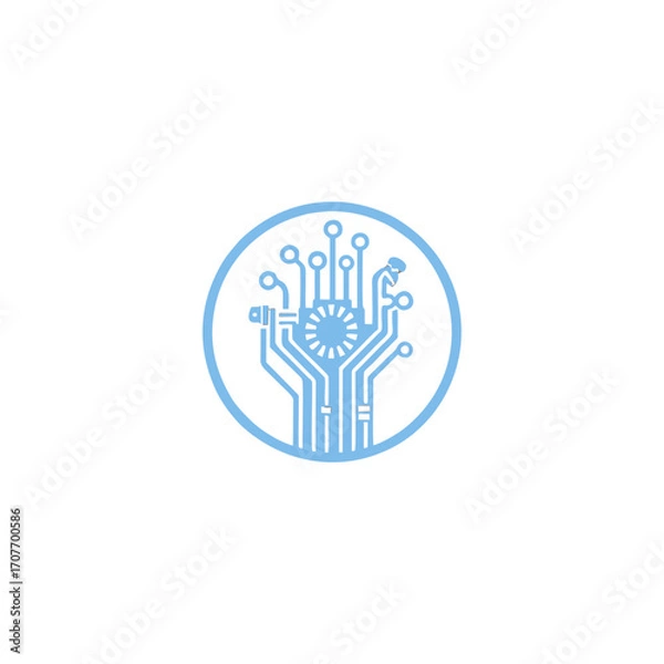 Fototapeta light bulb idea technology