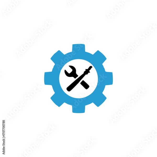 Fototapeta clock and gears