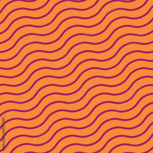 Fototapeta New smooth zig zag line pattern design.
