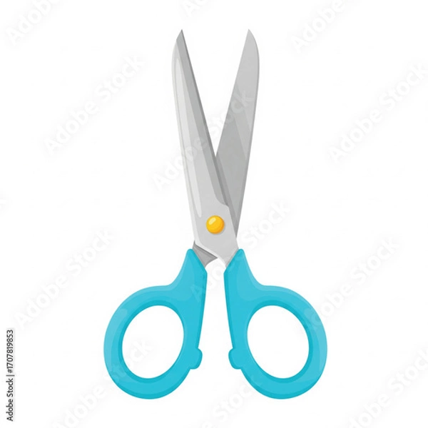 Fototapeta scissors isolated on white background